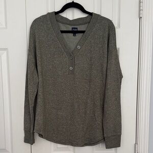GAP Olive V-Neck Sweater